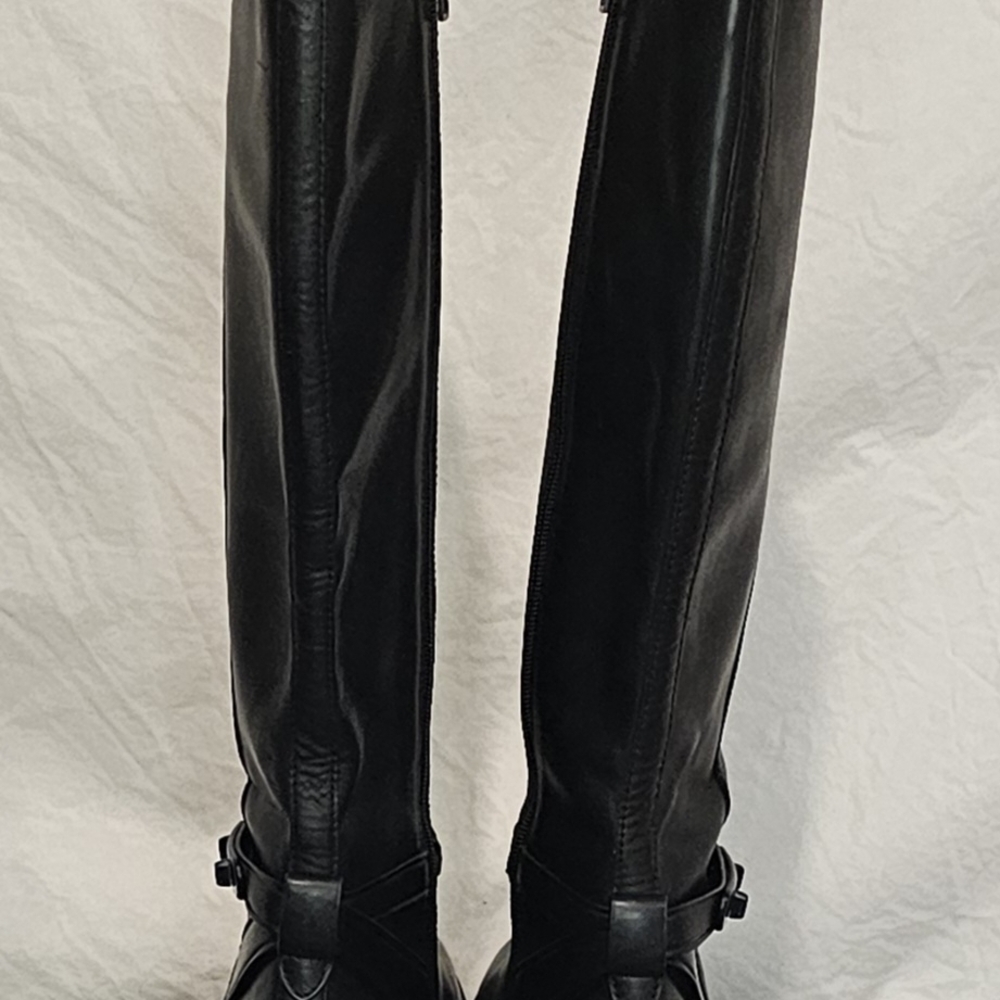 *NWOB* Coach Black Leather Boots (Never Worn) - Picture 4 of 16